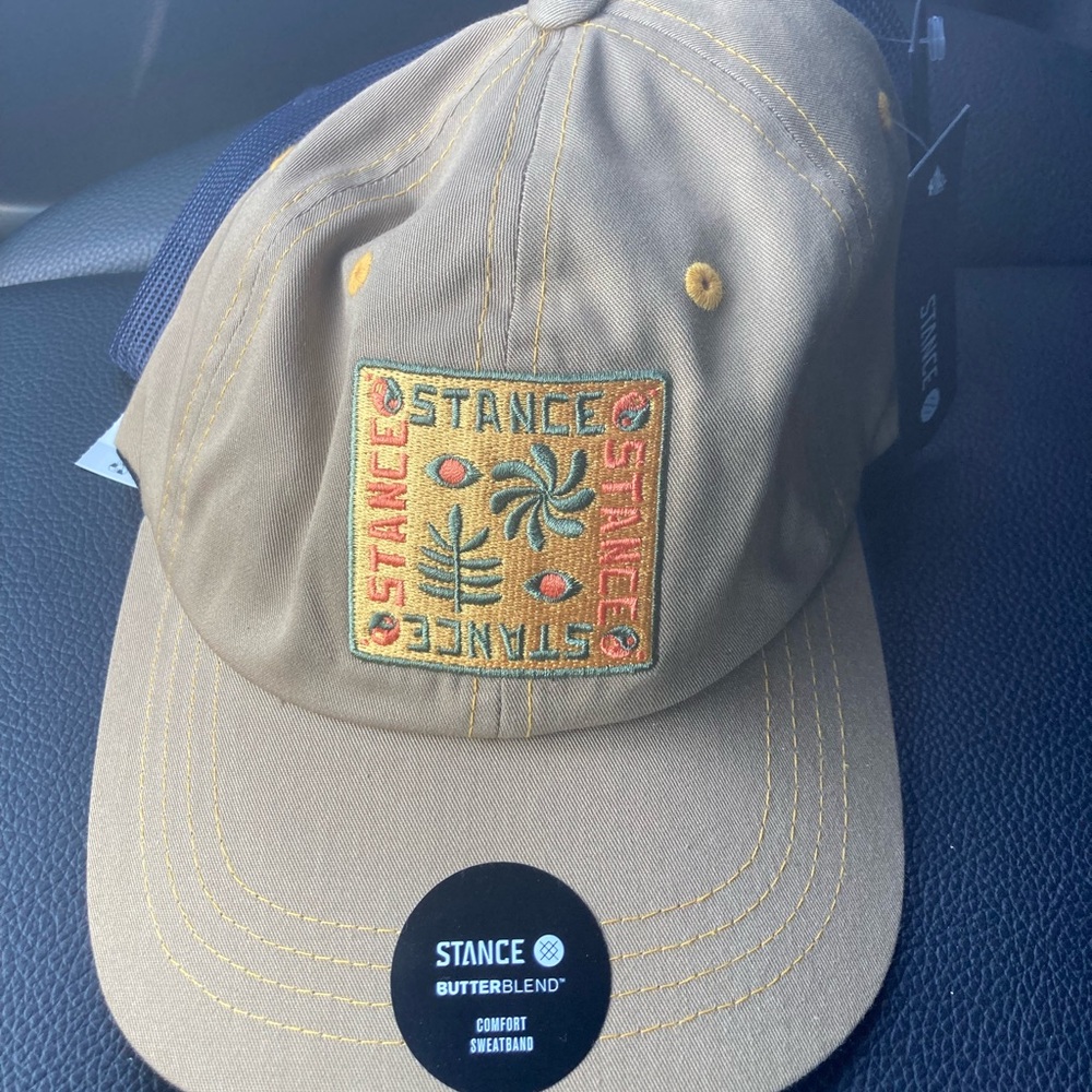 Stance Khaki and olive hat with Embroidered Patch